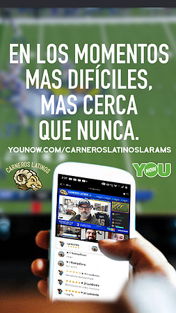 Younow celu en manoYO IG Storie